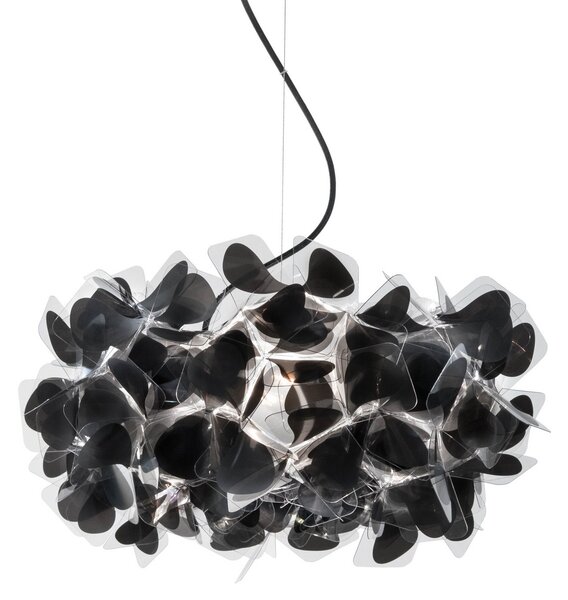 Závěsná svítidlo Slamp, Clizia Mama Non Mama, stmívatelné, Černá, Obývací pokoj, Plast, Design