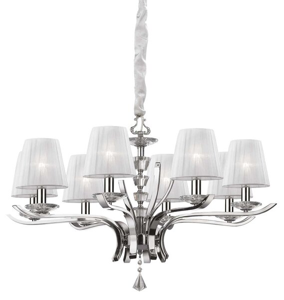 Ideal Lux Závěsné svítidlo PEGASO SP8 BIANCO