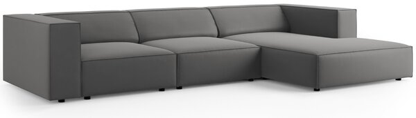 -25 % Dny MOMENTI– Cosmopolitan Design Sametová rohová pohovka Arendal 284 cm, pravá