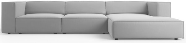 -25 % Dny MOMENTI– Cosmopolitan Design Sametová rohová pohovka Arendal 284 cm, pravá