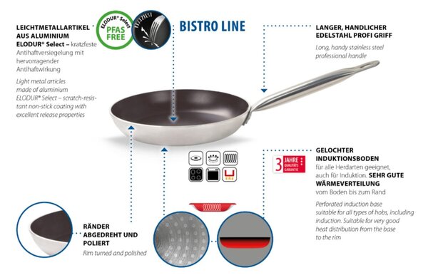 Bistro Line Hluboká pánev Ø 24 cm ELO 51654