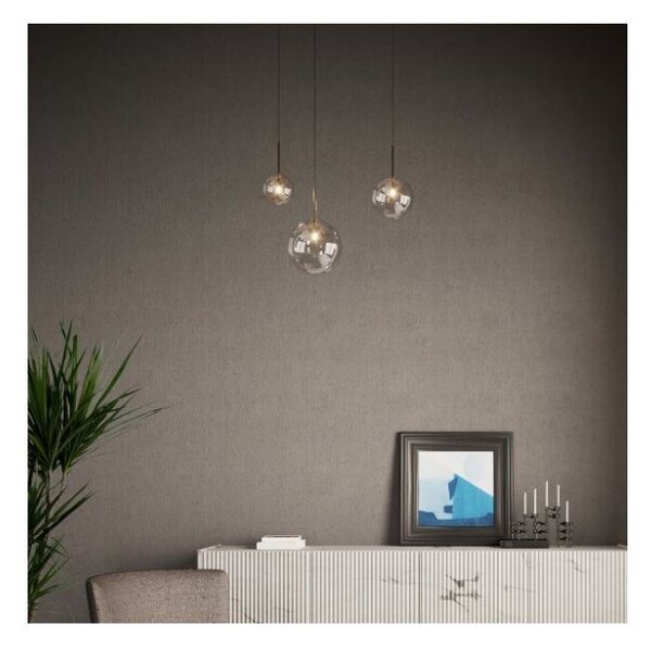 Ideal Lux 277370 EQUINOXE závěsné svítidlo 1xG4 D150mm mosazná