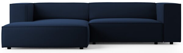 -25 % Dny MOMENTI– Cosmopolitan Design Sametová rohová pohovka Arendal 224 cm, levá