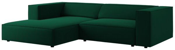 -25 % Dny MOMENTI– Cosmopolitan Design Sametová rohová pohovka Arendal 224 cm, levá