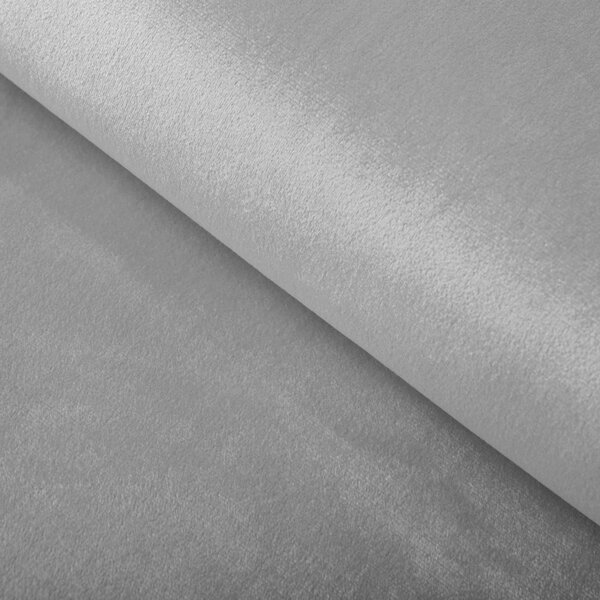 Biante Sametový obdélníkový ubrus Velvet Premium SVP-039 Šedý 50x100 cm