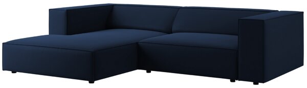 -25 % Dny MOMENTI– Cosmopolitan Design Sametová rohová pohovka Arendal 224 cm, levá