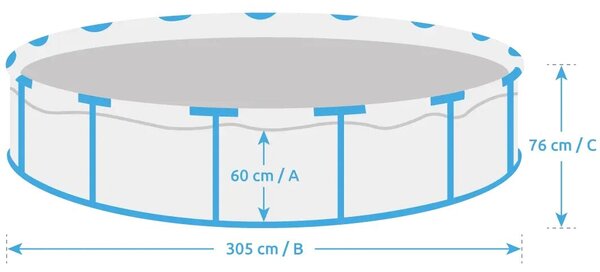 Florida Bazén ø 3,05 x 0,76 m bez filtrace MARIMEX 10340272
