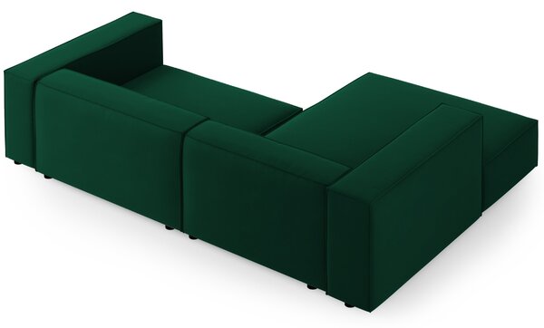-25 % Dny MOMENTI– Cosmopolitan Design Sametová rohová pohovka Arendal 224 cm, levá