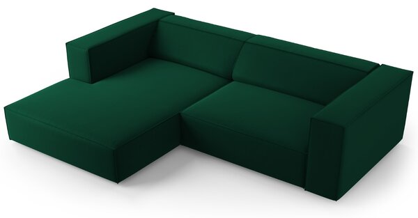 -25 % Dny MOMENTI– Cosmopolitan Design Sametová rohová pohovka Arendal 224 cm, levá