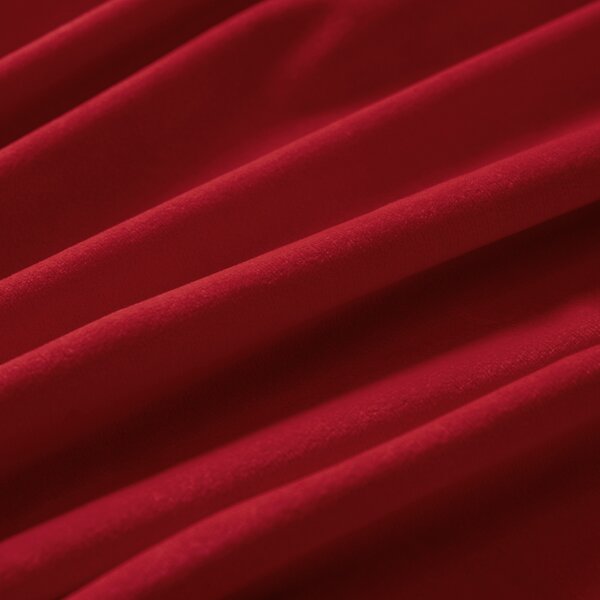 Biante Sametový závěs Velvet Premium SVP-038 Sytě červený - šířka 135 cm 135x140 cm