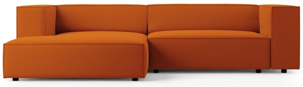 -25 % Dny MOMENTI– Cosmopolitan Design Sametová rohová pohovka Arendal 224 cm, levá