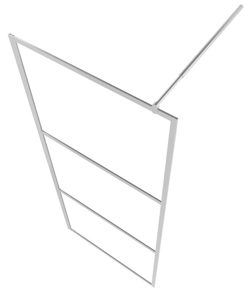 Zástěna do průchozí sprchy čiré ESG sklo 90 x 195 cm 146636