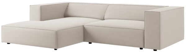 -25 % Dny MOMENTI– Cosmopolitan Design Sametová rohová pohovka Arendal 224 cm, levá