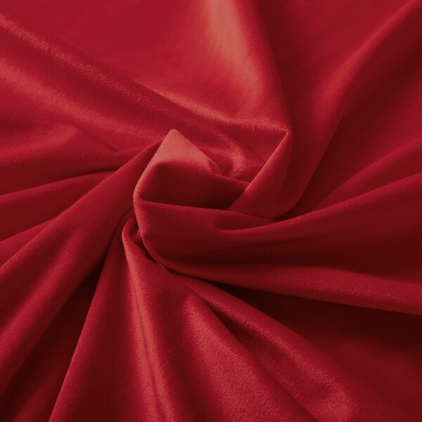 Biante Sametový běhoun na stůl Velvet Premium SVP-038 Sytě červený 35x120 cm