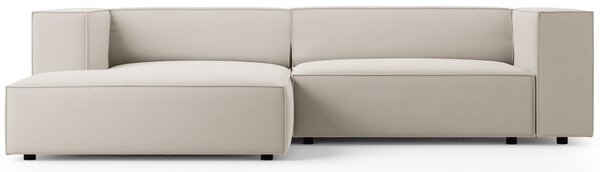-25 % Dny MOMENTI– Cosmopolitan Design Sametová rohová pohovka Arendal 224 cm, levá