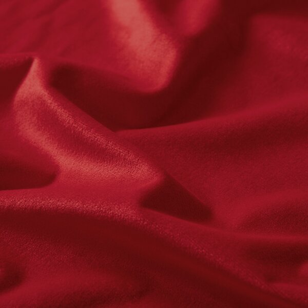 Biante Sametový závěs Velvet Premium SVP-038 Sytě červený - šířka 135 cm 135x140 cm