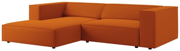 -25 % Dny MOMENTI– Cosmopolitan Design Sametová rohová pohovka Arendal 224 cm, levá