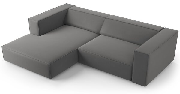 -25 % Dny MOMENTI– Cosmopolitan Design Sametová rohová pohovka Arendal 224 cm, levá