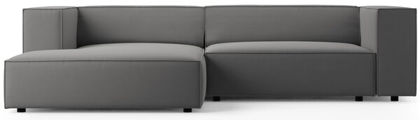 -25 % Dny MOMENTI– Cosmopolitan Design Sametová rohová pohovka Arendal 224 cm, levá