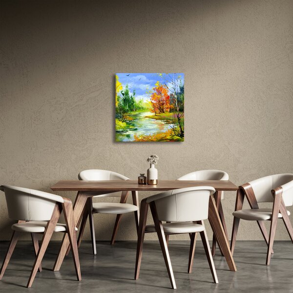 Obraz - Malba krajiny (30x30 cm)