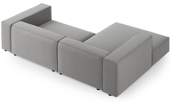 -25 % Dny MOMENTI– Cosmopolitan Design Sametová rohová pohovka Arendal 224 cm, levá