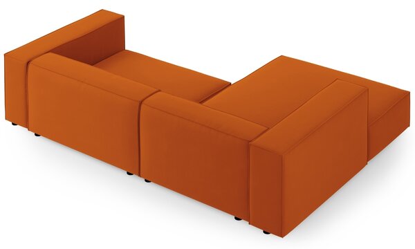 -25 % Dny MOMENTI– Cosmopolitan Design Sametová rohová pohovka Arendal 224 cm, levá