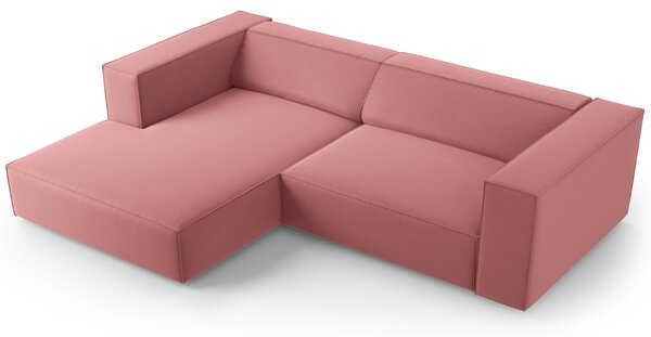 -25 % Dny MOMENTI– Cosmopolitan Design Sametová rohová pohovka Arendal 224 cm, levá
