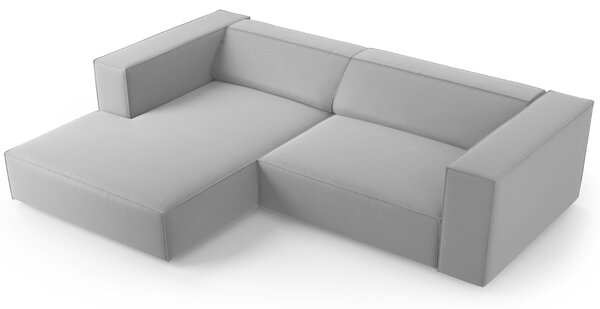 -25 % Dny MOMENTI– Cosmopolitan Design Sametová rohová pohovka Arendal 224 cm, levá