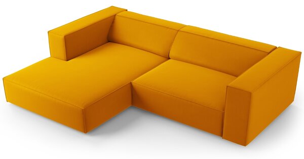 -25 % Dny MOMENTI– Cosmopolitan Design Sametová rohová pohovka Arendal 224 cm, levá