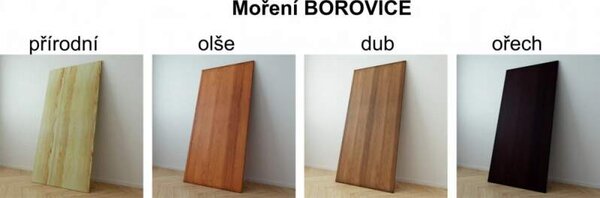 Drewmax KD133 dřevěná komoda masiv borovice