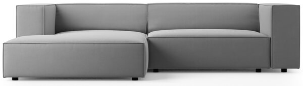 -25 % Dny MOMENTI– Cosmopolitan Design Sametová rohová pohovka Arendal 224 cm, levá
