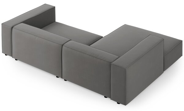 -25 % Dny MOMENTI– Cosmopolitan Design Sametová rohová pohovka Arendal 224 cm, levá