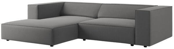-25 % Dny MOMENTI– Cosmopolitan Design Sametová rohová pohovka Arendal 224 cm, levá