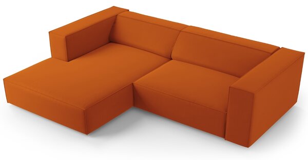 -25 % Dny MOMENTI– Cosmopolitan Design Sametová rohová pohovka Arendal 224 cm, levá