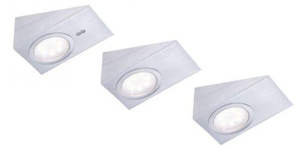 LD 84111-55-3 THEO LED skříňkové svítidlo, ocel, 3-ramenné, klínovité, moderní 3000K - LEUCHTEN DIREKT / JUST LIGHT