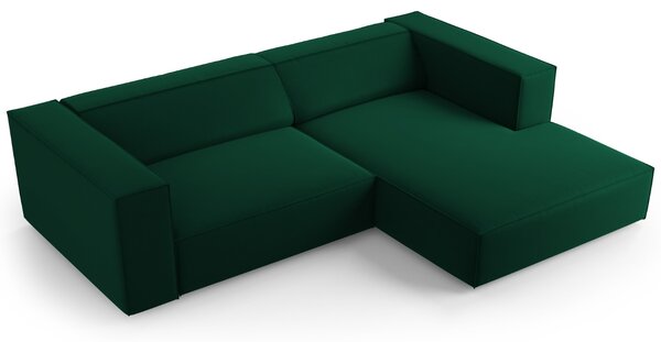 -25 % Dny MOMENTI– Cosmopolitan Design Sametová rohová pohovka Arendal 224 cm, pravá
