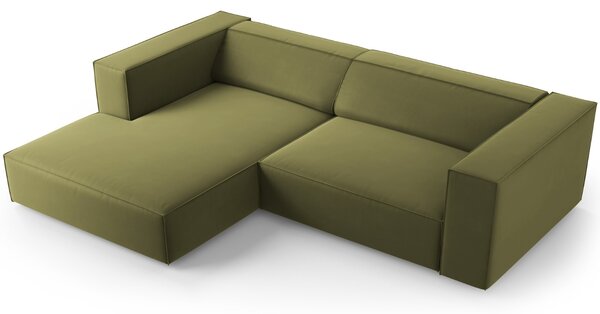 -25 % Dny MOMENTI– Cosmopolitan Design Sametová rohová pohovka Arendal 224 cm, levá