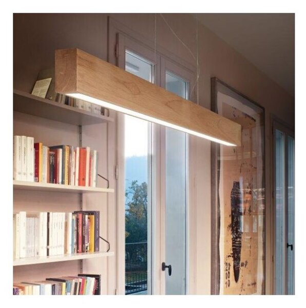Ideal Lux 284460 CRAFT závěsné svítidlo LED 37W 3500/2800lm 3000K dřevo
