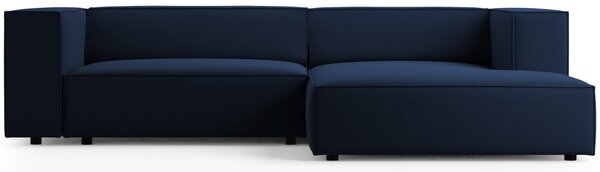 -25 % Dny MOMENTI– Cosmopolitan Design Sametová rohová pohovka Arendal 224 cm, pravá