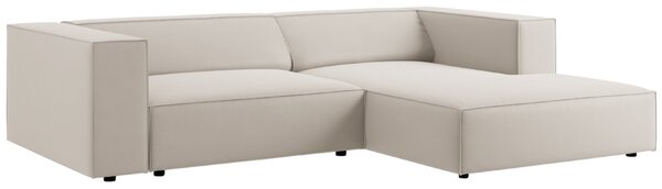 -25 % Dny MOMENTI– Cosmopolitan Design Sametová rohová pohovka Arendal 224 cm, pravá