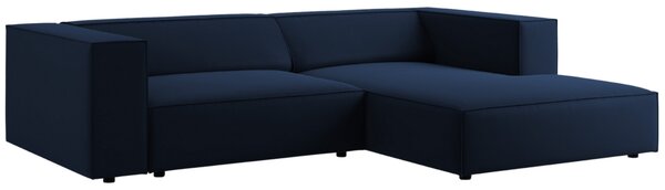 -25 % Dny MOMENTI– Cosmopolitan Design Sametová rohová pohovka Arendal 224 cm, pravá