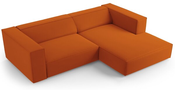 -25 % Dny MOMENTI– Cosmopolitan Design Sametová rohová pohovka Arendal 224 cm, pravá