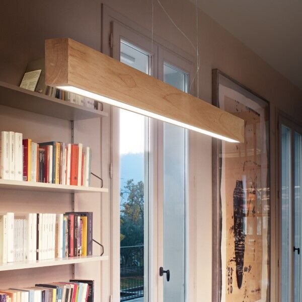Ideal Lux 284460 CRAFT závěsné svítidlo LED 37W 3500/2800lm 3000K dřevo