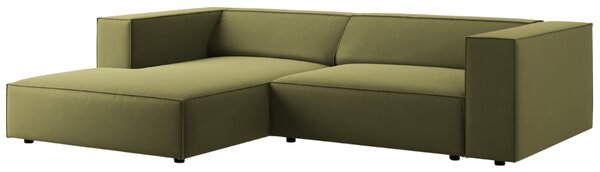 -25 % Dny MOMENTI– Cosmopolitan Design Sametová rohová pohovka Arendal 224 cm, levá
