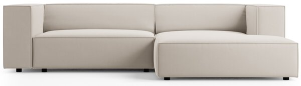 -25 % Dny MOMENTI– Cosmopolitan Design Sametová rohová pohovka Arendal 224 cm, pravá