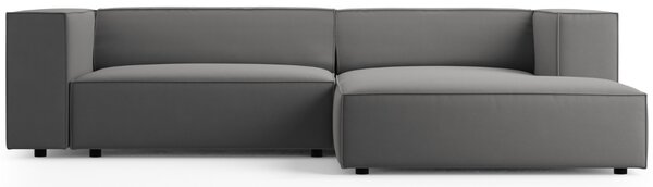 -25 % Dny MOMENTI– Cosmopolitan Design Sametová rohová pohovka Arendal 224 cm, pravá