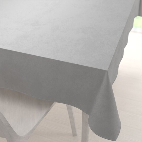 Biante Sametový obdélníkový ubrus Velvet Premium SVP-039 Šedý 50x100 cm