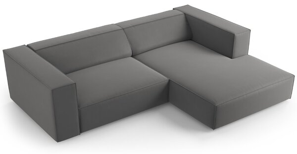 -25 % Dny MOMENTI– Cosmopolitan Design Sametová rohová pohovka Arendal 224 cm, pravá
