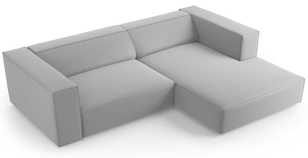 -25 % Dny MOMENTI– Cosmopolitan Design Sametová rohová pohovka Arendal 224 cm, pravá
