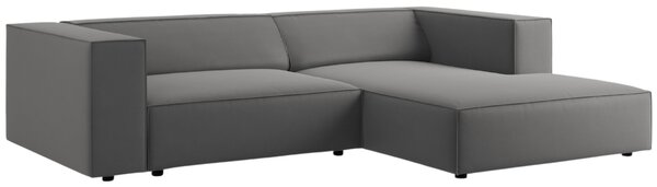 -25 % Dny MOMENTI– Cosmopolitan Design Sametová rohová pohovka Arendal 224 cm, pravá
